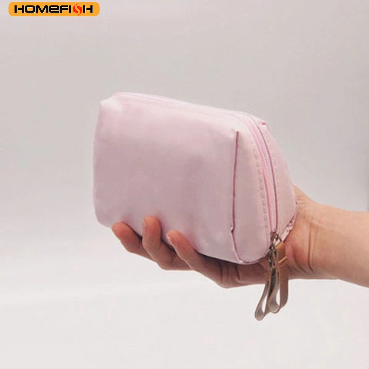 Homefish 1pc Mini Portable Cosmetic Storage Bag Women Lipstick Pouch Coin Purse Small Toiletry