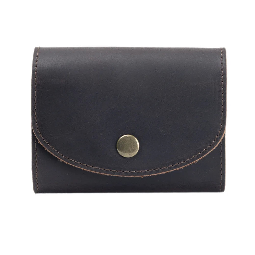 Genuine Leather Large Capacity 12-Slot Organ Card Case