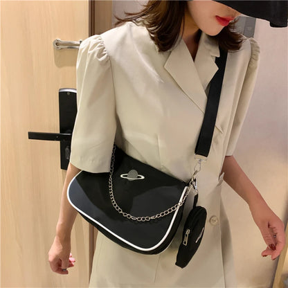 Popular Versatile Diagonal Cross Bag Chain Bar Underarm Arm Shoulder Bag