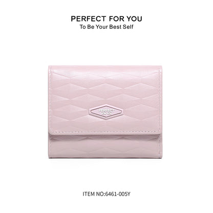 Short Student Girls Diamond-Shaped Wallet Women S Coin Purse