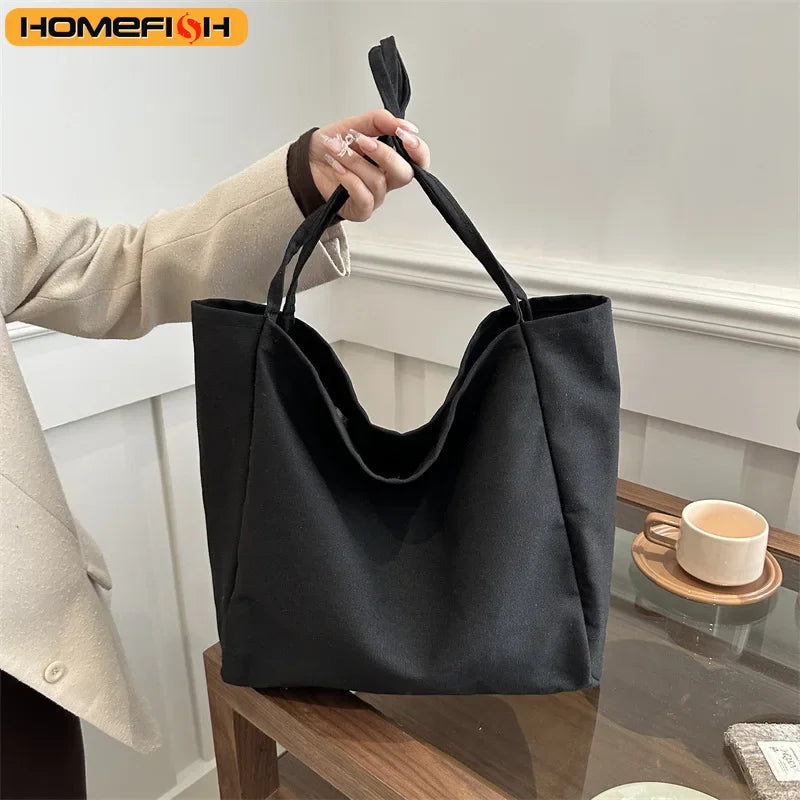 Women Daily Travel Shoulder Bag Pouch Homefish Eco Reusable Grocery Handbag