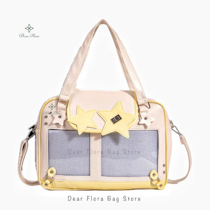 Star Ita Bag – Y2K Lolita Crossbody with Transparent Window