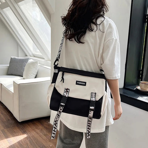 Commuter Versatile Anti Splash Crossbody Bag Casual Single Shoulder Large Capacity Lightweight Bag