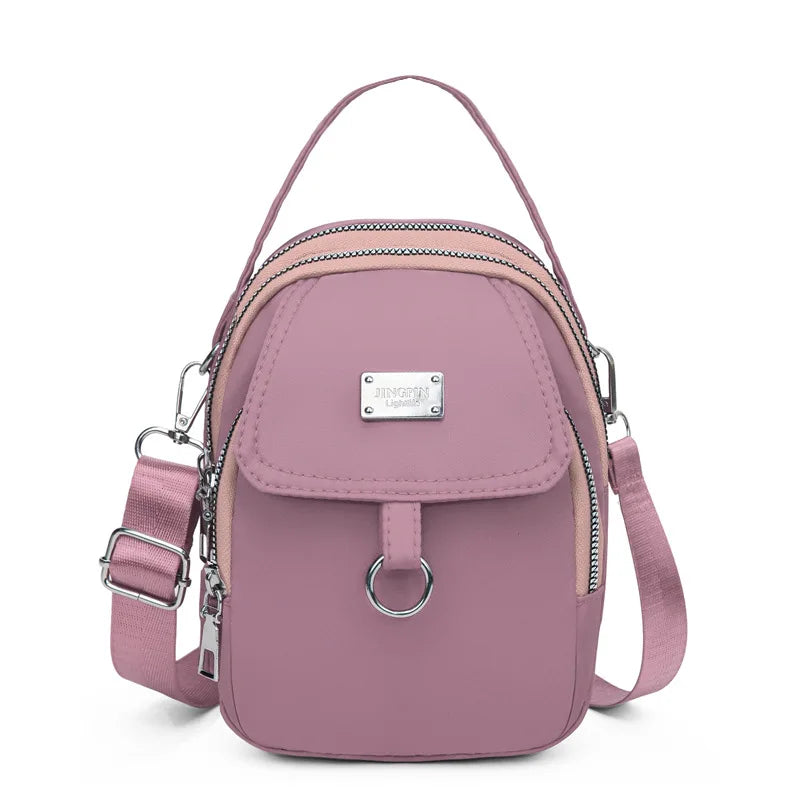 Crossbody Shoulder Bag – Compact Unisex Everyday Purse with Phone Pocket