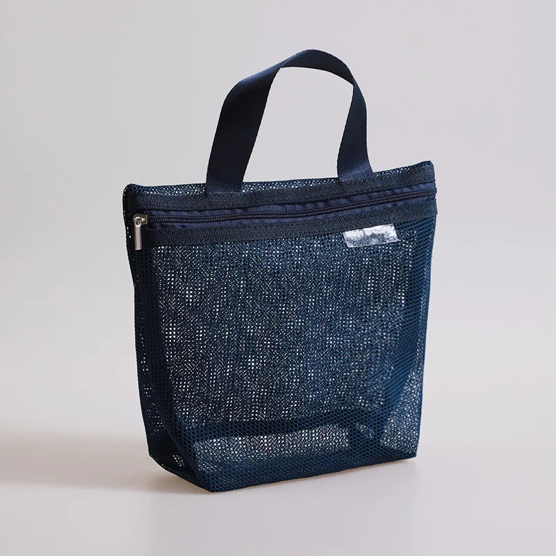 Homefish Mesh Makeup Toiletry Storage Bags Handbags Portable Travel Washing Body Shower Tools