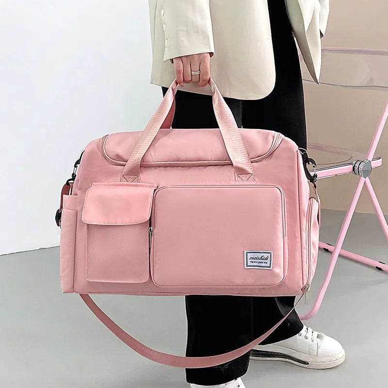 Weekender Duffel Bag for Women – Waterproof Foldable Gym Travel Bag