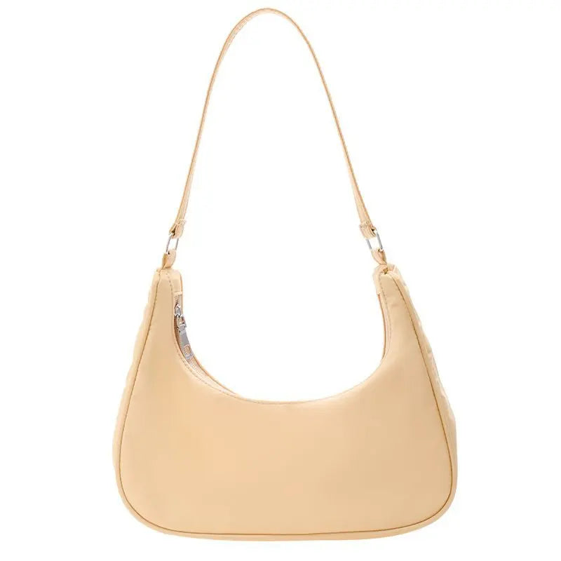 Fashionable Shoulder Underarm Bag Light Small Solid Color Satchel Stylish Women Tote