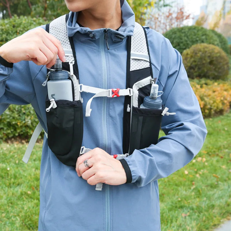 Sports Backpack Outdoor Vest Bag Breathable Lightweight Marathon Load Reduction Large Capacity