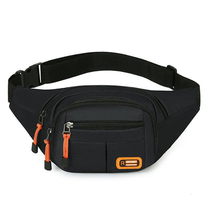 Homefish Unisex Waist Bag Multifunctional Large Capacity Splash Resistant Wear Worksite Outdoor