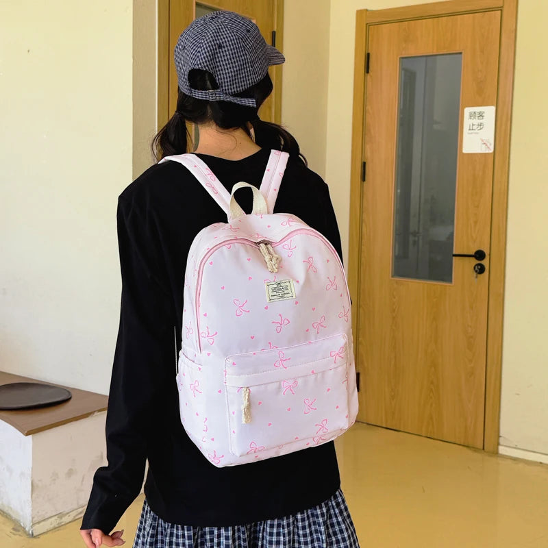 Ultra Light Spacious Versatile School Bag Daily Campus Life Outdoor Trips