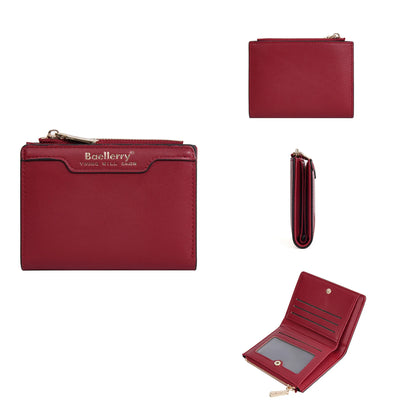 Ladies Short Wallet Fashionable Versatile Multiple Slots