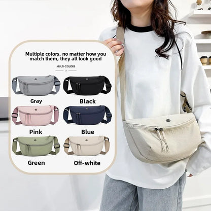 Crossbody Fanny Pack – Lightweight Nylon Sling Bag