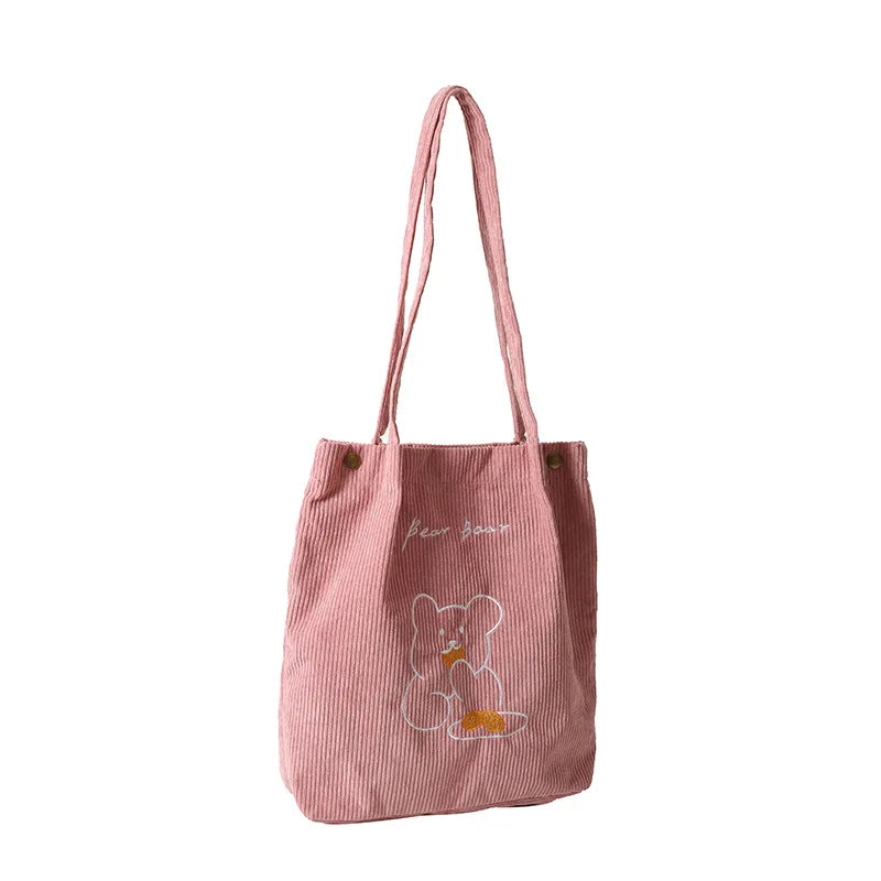 Summer Artistic Velvet Bag Women S Single Shoulder Handbag Student Corduroy