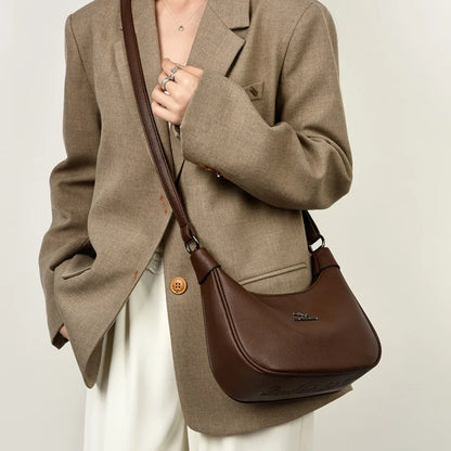 Women's Luxury Soft PU Leather Crossbody Shoulder Bag