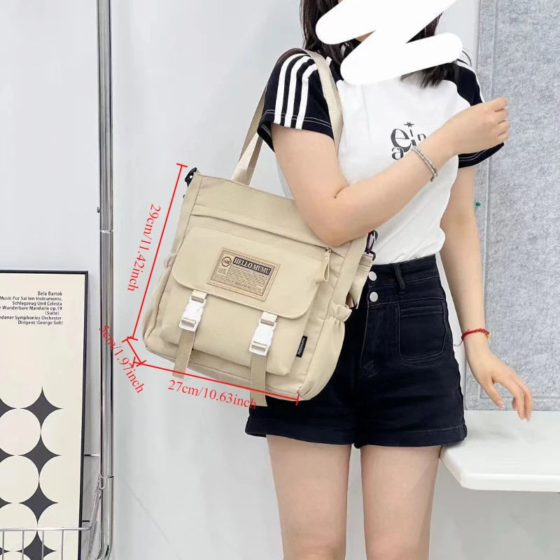 Harajuku Academy Style Women S Japanese Casual Campus Large Capacity Single Shoulder Bag Student
