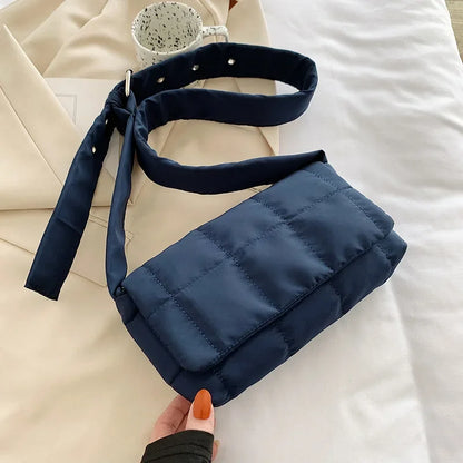 Space Cotton Down Jacket Shoulder Bag Strap Adjustment