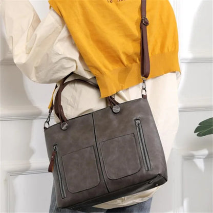 Women's Multi-Pocket Crossbody Shoulder Bag & Handbag