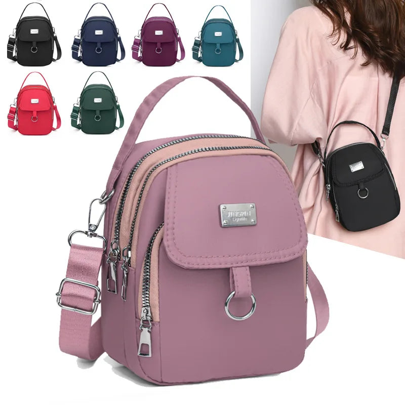 Crossbody Shoulder Bag – Compact Unisex Everyday Purse with Phone Pocket