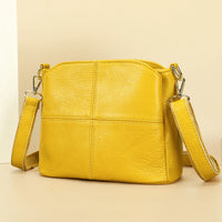 Bright yellow.