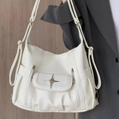Y2K Star Tote Bag – Large Capacity Shoulder & Crossbody Bag