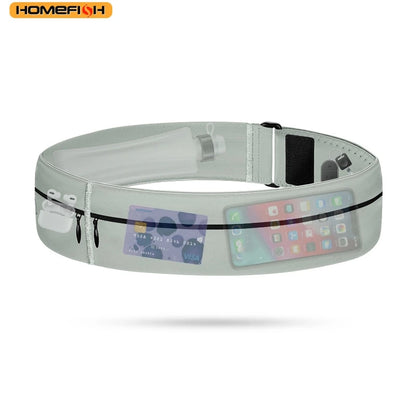 Homefish Outdoor Sports Waist Bag Fitness Running Waterproof Anti-Theft Mobile Phone Storage Close