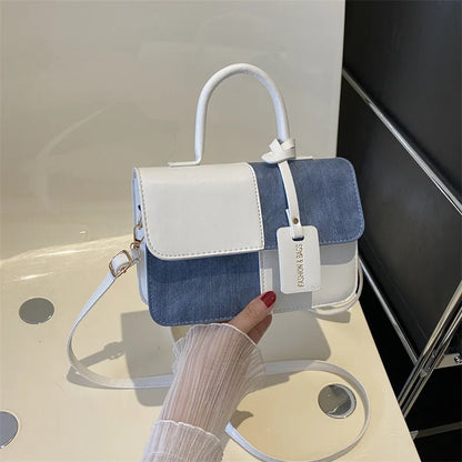 Color Block Shoulder Bag for Women