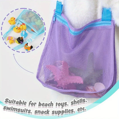 Colorful Hollow Crossbody Bag 1pcs Mesh Beach Bags Toilet Bag Adjustable Strap Summer Daily Phone