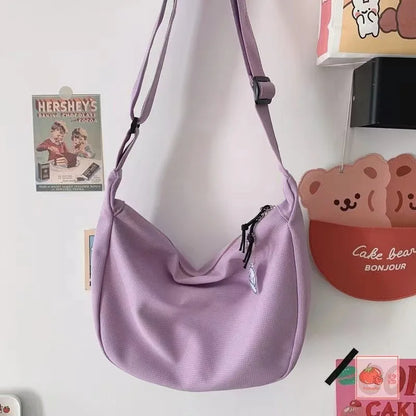 Minimalist Nylon Hobo Bag – Lightweight Adjustable Strap Crossbody