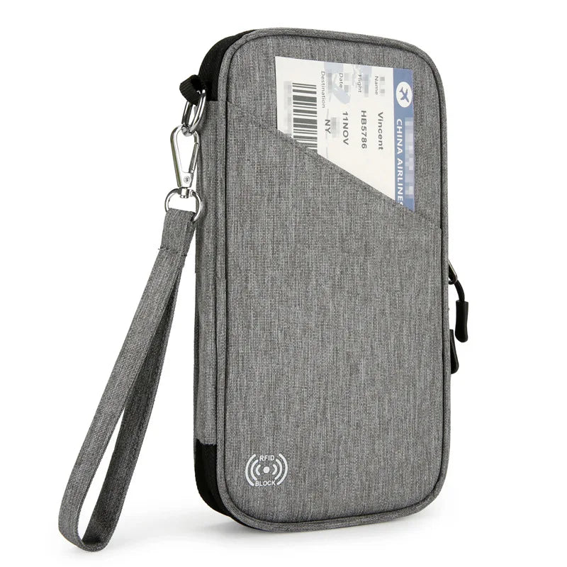 Travel Water-Resistant Card Bag Multi-Functional Passport