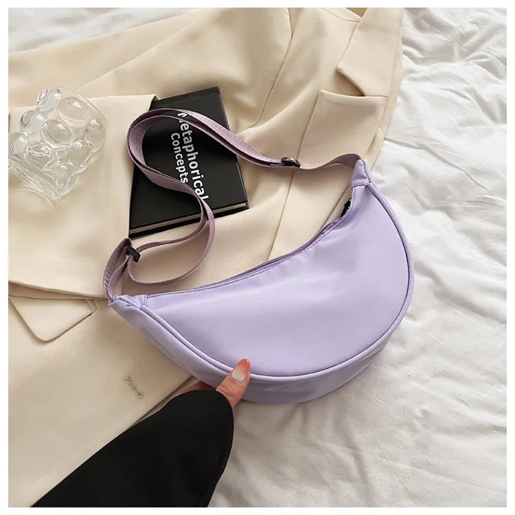 Crossbody Sling Bag for Women – Lightweight Crescent Shoulder Bag