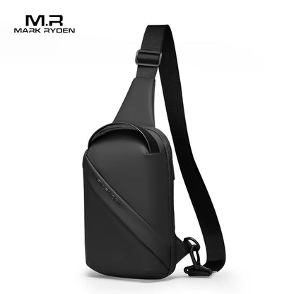 Men S Chest Bag Leisure Sports Shoulder Multi-Function Large Capacity Handheld Cross-Body