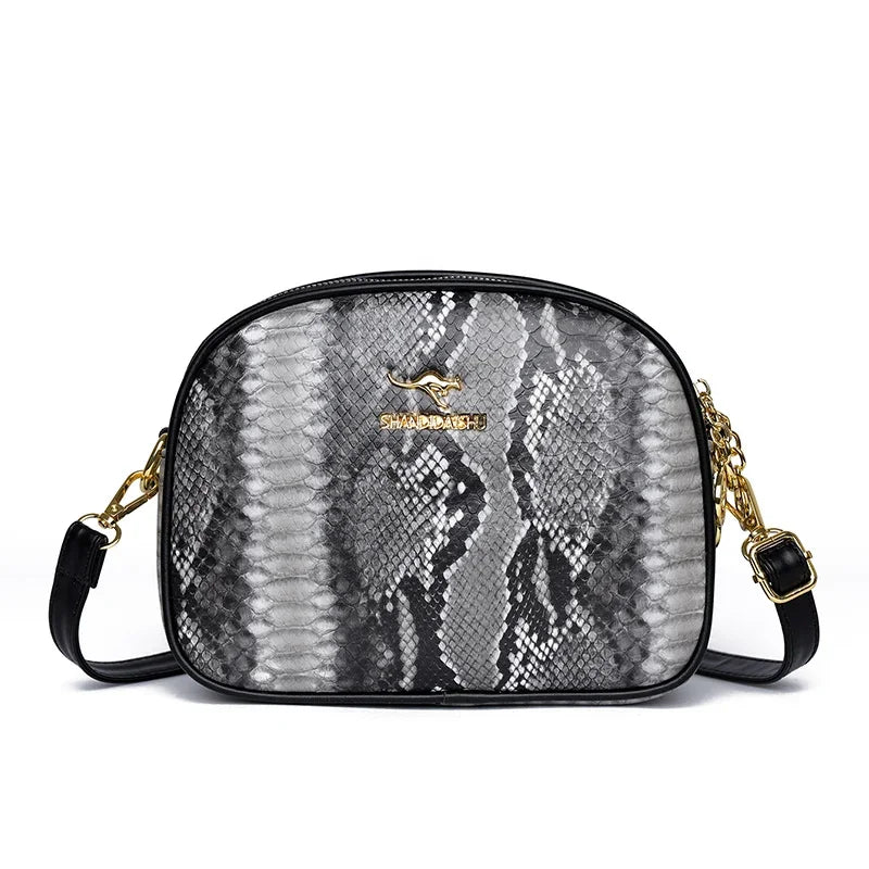 Women's Crossbody Bag – Multi-Pocket PU Leather Shoulder Handbag