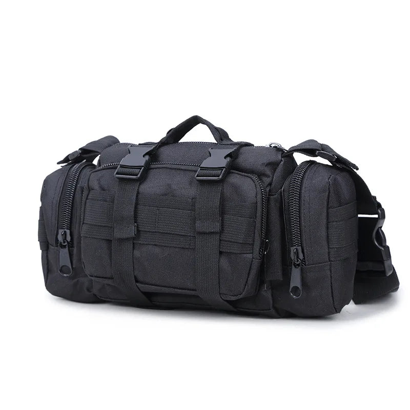 Camo Outdoor Crossbody Handbag Large Capacity Wear-Resistant Oxford Cloth Tactical One Shoulder