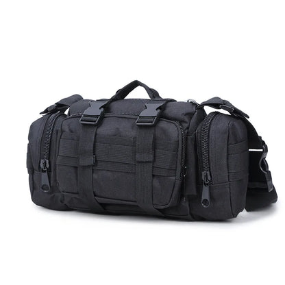 Camo Outdoor Crossbody Handbag Large Capacity Wear-Resistant Oxford Cloth Tactical One Shoulder