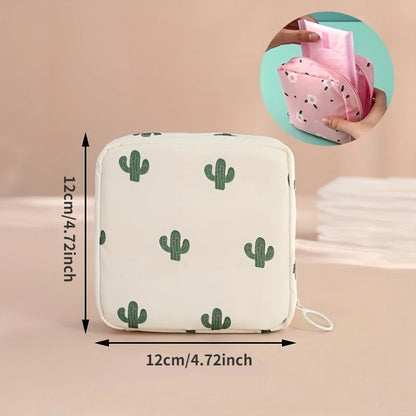 Cute Bear Sanitary Pad & Makeup Pouch