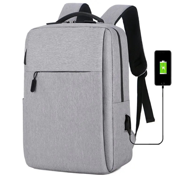 Large Capacity Laptop Backpack with USB Charging Port – Travel & School Bag