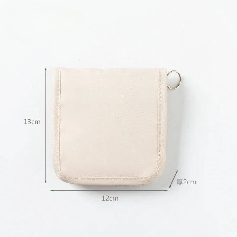 Mini Medical Pouch Small Cosmetic Bag Travel Sanitary Napkins Organizer Makeup Coin Purse Lipstick
