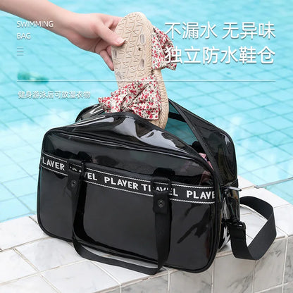 Swimming Large-Capacity Tpu Water-Resistant Dry-Wet Separation Fitness Bag Beach Vacation Toiletry