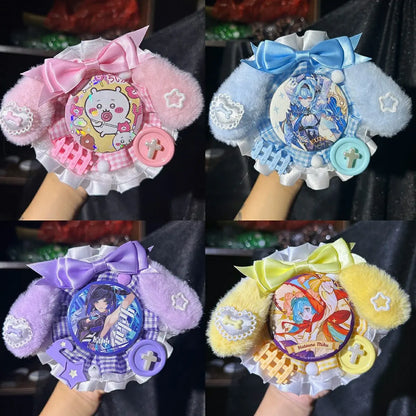 Ita Bag Badge Holder – Handmade Dog Ear Pin Display Accessory