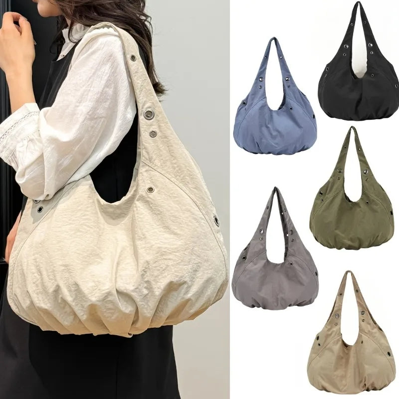 Oversized Hobo Tote Bag – Soft Shoulder Purse for Everyday & Travel