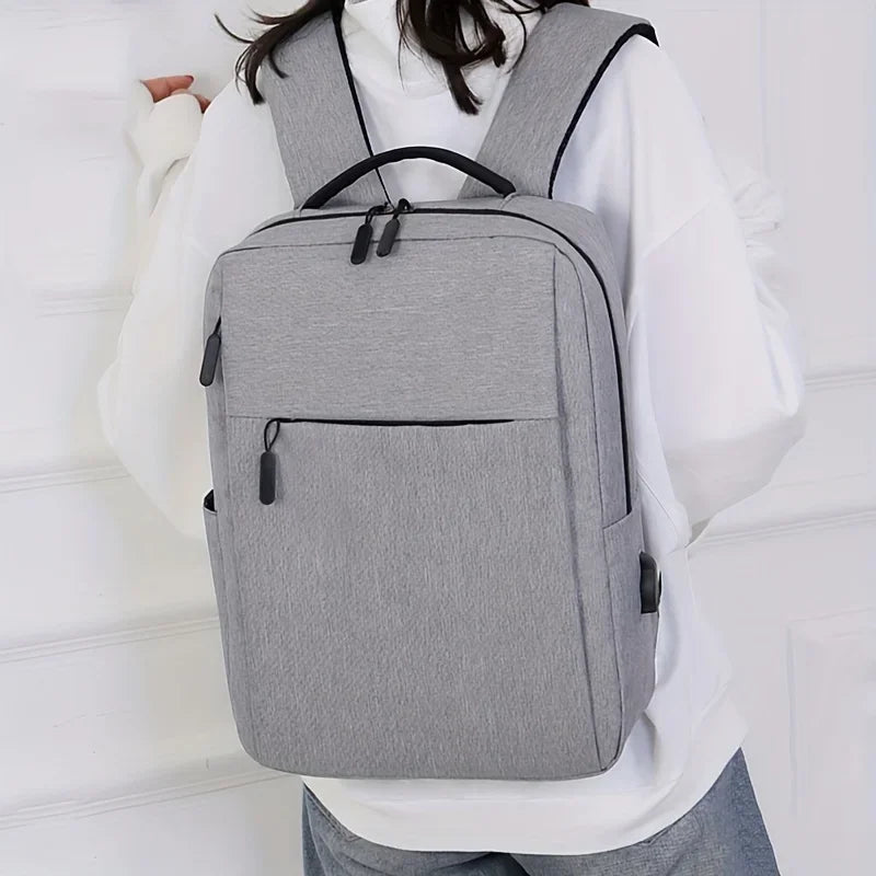 Large Capacity Travel Backpack School Bag with Zipper Closure