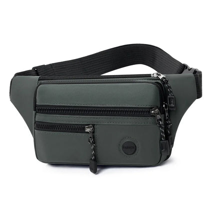 Cross-Body Anti Water Waist Bag Men Women Simple Sports Shoulder Large Capacity Mobile Phone Storage