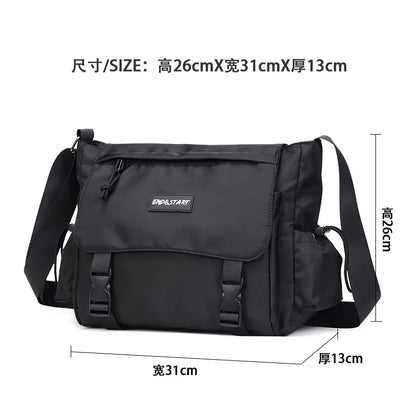 Crossbody Bag Men S Women Overalls Oxford Cloth Student Messenger Backpack Casual Shoulder