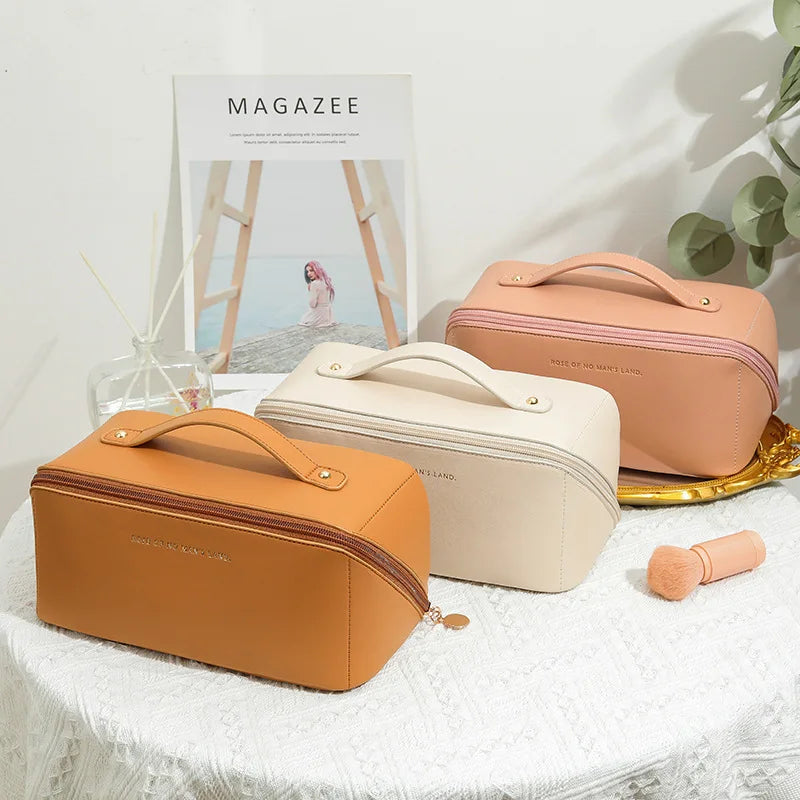 Homefish Organizer Female Toiletry Kit Bag Makeup Case Storage Pouch Luxury Lady Box Cosmetic Bag