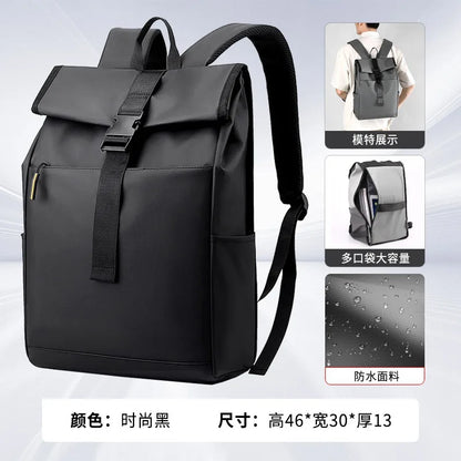 Men Backpack Travel Women Light Waterproof Computer Bag Commuting Schoolbag - Waterproof