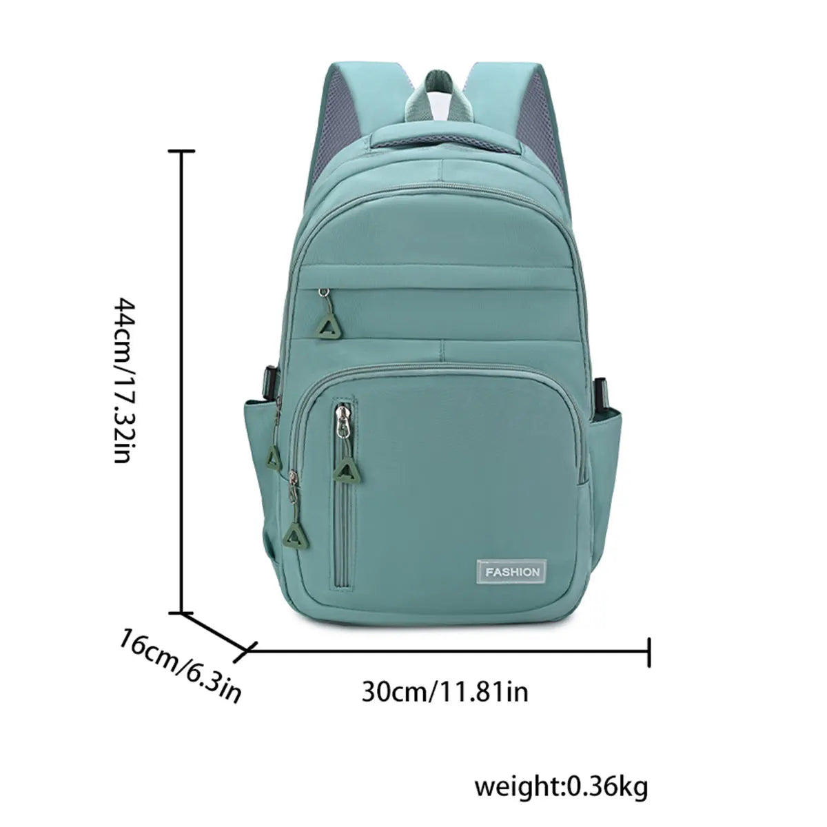 Simple Candy Colored Gentle Backpack Lightweight Load Reducing Multi-Layer Storage Student School