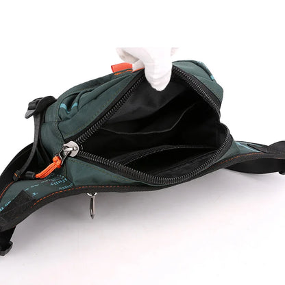 Outdoor Waist Bag Men S Chest Running Headphones Close Diagonal Span Large Capacity