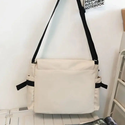 Nylon Crossbody Bags Women Men Canvas Handbags Shoulder Bag Students School Book Messenger Mutiple