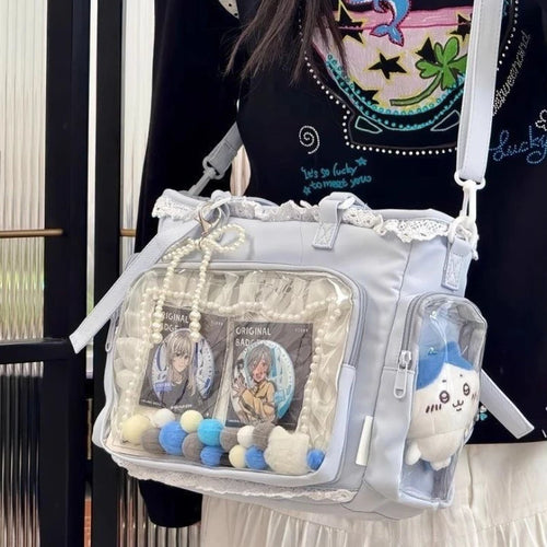 Ballet Girl Has Large Appetite Itabag Japanese 2d Single Shoulder Cross Body Goods Bag Gift Friends