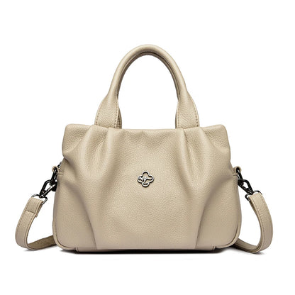 Soft PU Leather Handbag – Women's Large 3-Layer Shoulder Bag